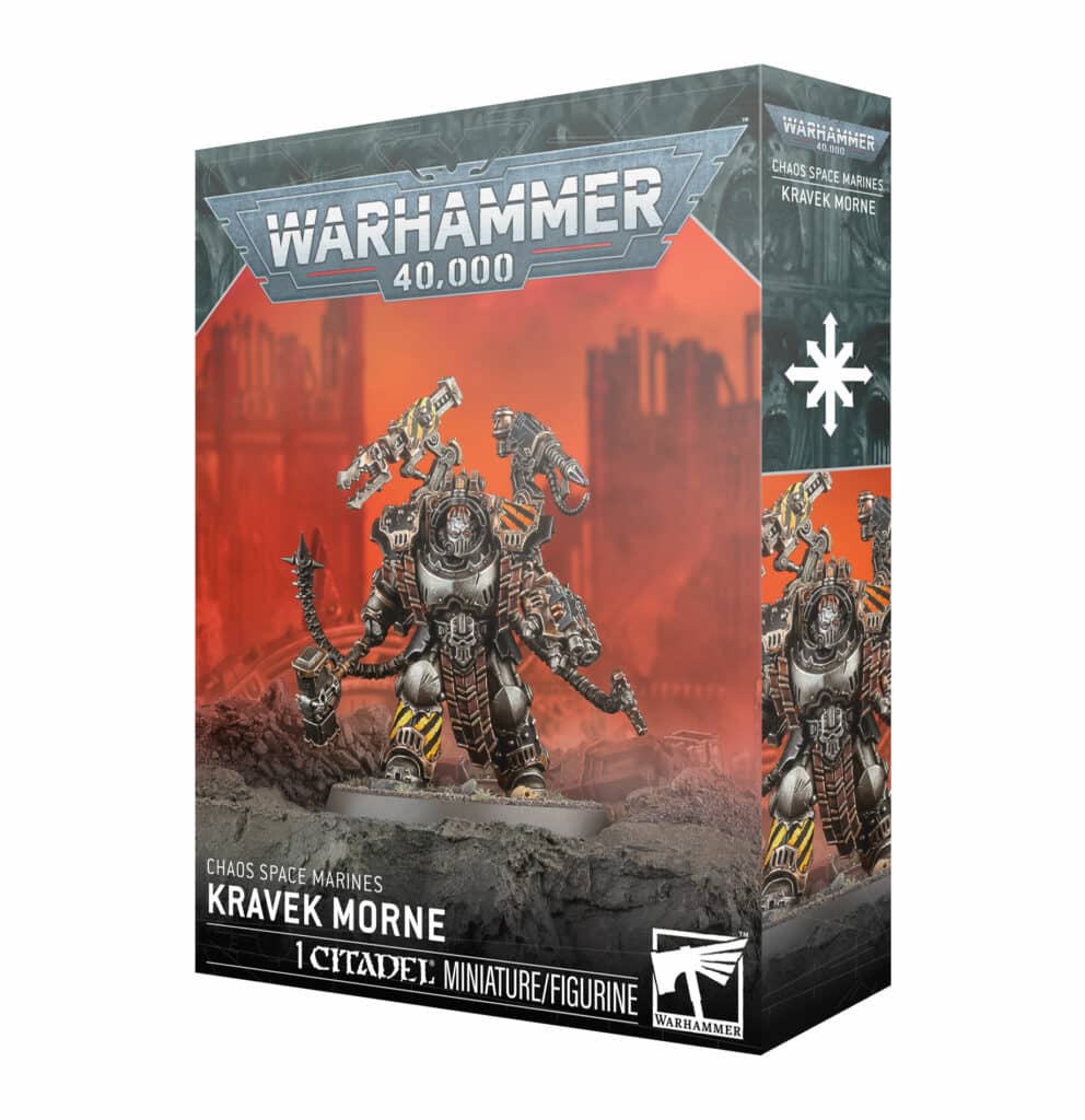 Chaos Space Marines : Kravek Morne est un ajout indispensable pour tout joueur Space Marine du Chaos et surtout Iron Warriors