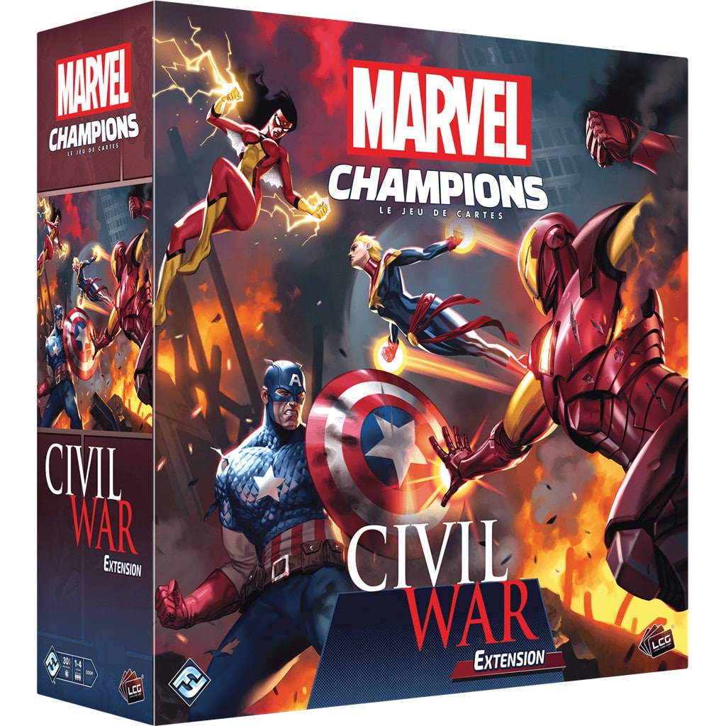 Le Professeur X est mort, le monde est en ruines et un tyran sans pitié règne d'une main de fer sur ce qui reste de l'humanité. Marvel Champions le jeu de cartes: Civil War