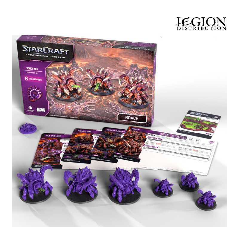 Starcraft : Zerg Roach Expansion Set est une extension du trés attendu Starcraft l'adaptation en figurines du célébre jeu vidéo