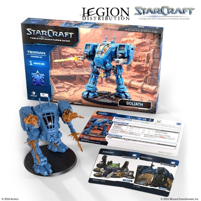 Starcraft : Goliath Expansion Set est une extension du trés attendu Starcraft l'adaptation en figurines du célébre jeu vidéo