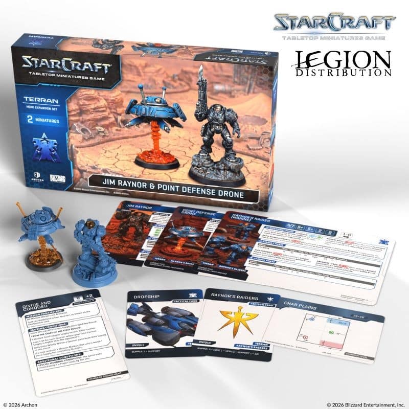 Starcraft : Terran Jim Raynor Hero Expansion Set VO est une extension du trés attendu Starcraft l'adaptation en figurines du célébre jeu vidéo