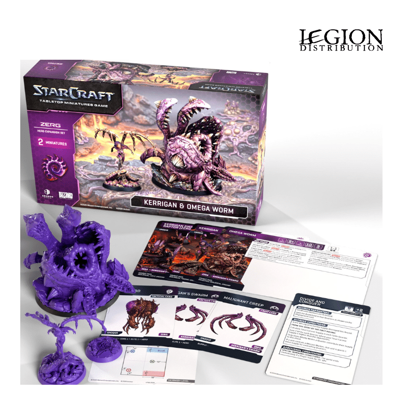 Starcraft : Zerg Kerrigan Hero Expansion Set est une extension du trés attendu Starcraft l'adaptation en figurines du célébre jeu vidéo