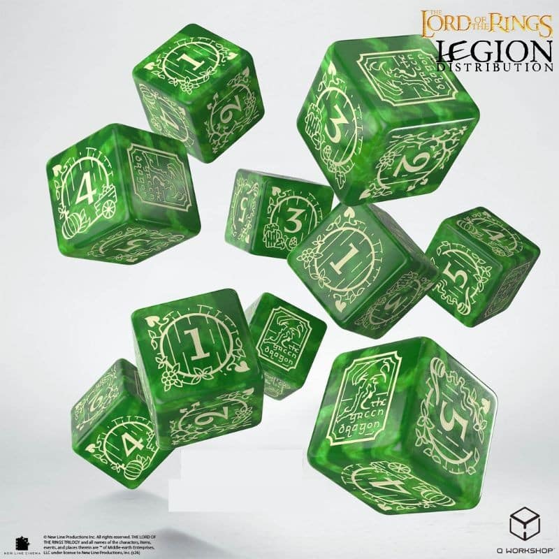 Set de dés SDA La Comté 10D6 fait partie des accessoires que nous avons selectionné pour vos parties de JDR ou de figurines dans l'univers du Seigneur des anneaux