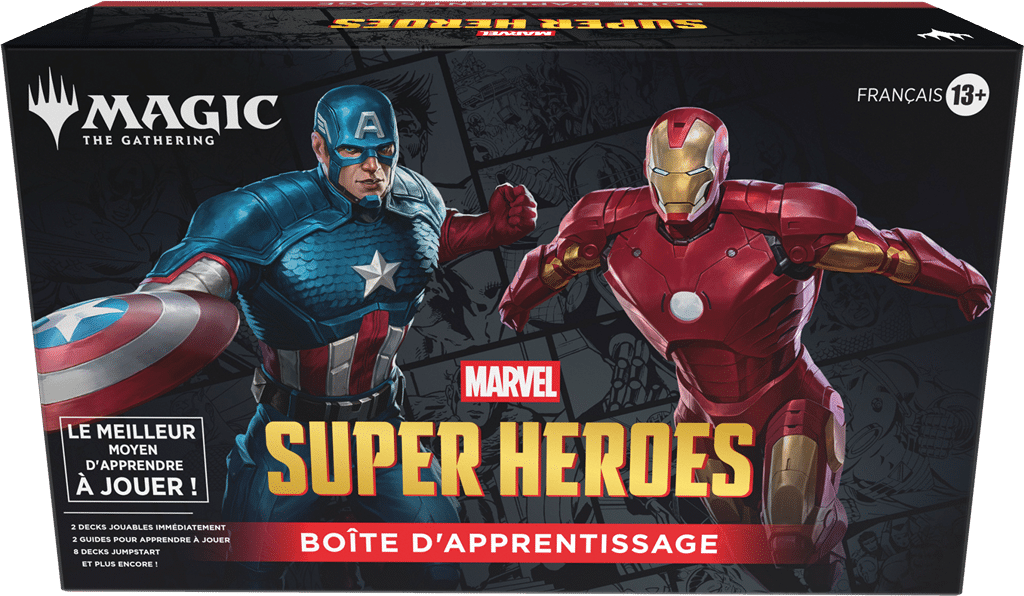 Découvrez MTG : Marvel Super Heroes Beginner Box qui accompagne cette nouvelle édition de Magic dans l'univers de Marvel