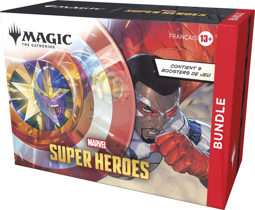 Découvrez Marvel Super Heroes Play Bundle qui accompagne cette nouvelle édition de Magic dans l'univers de Marvel