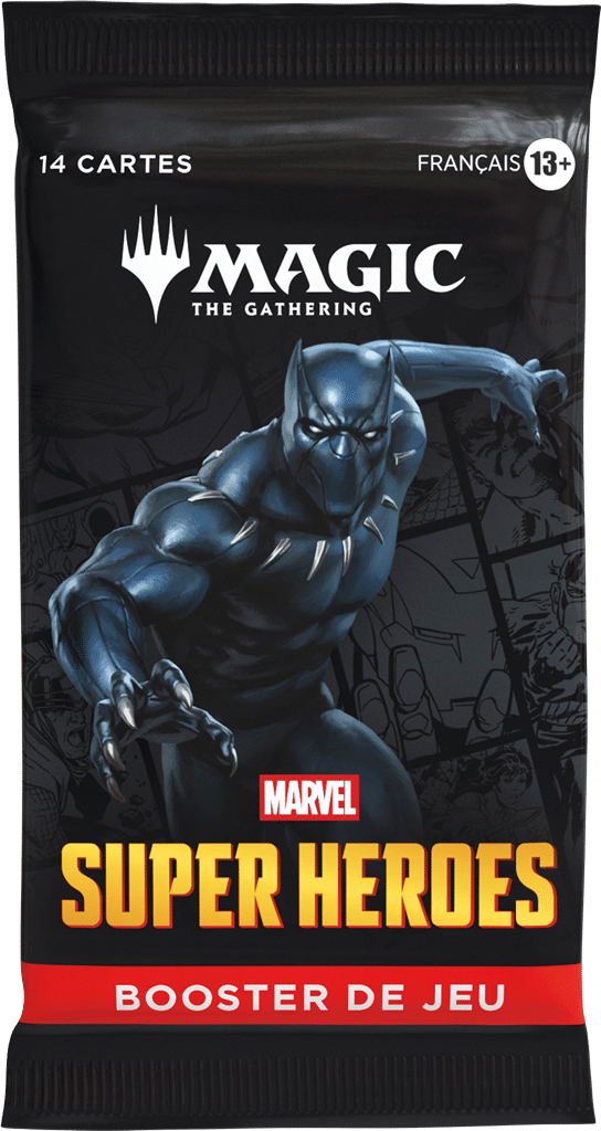Découvrez MTG : Marvel Super Heroes Play Booster qui accompagne cette nouvelle édition de Magic dans l'univers de Marvel
