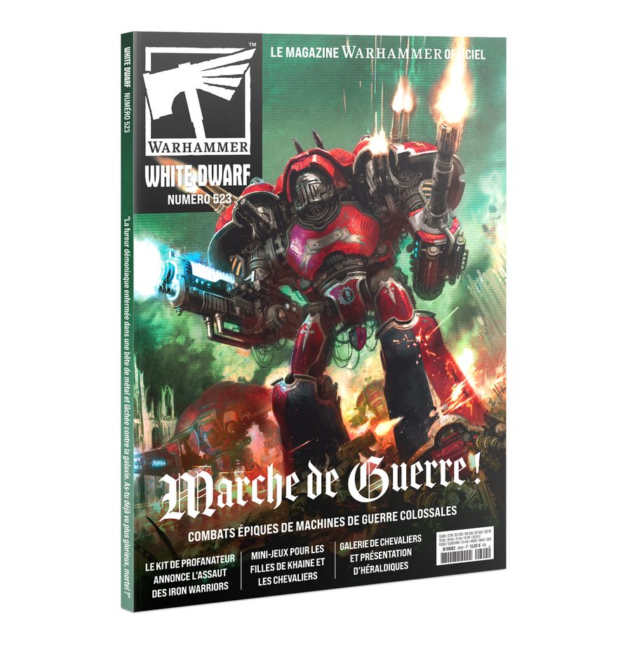 White Dwarf 523 est le magazine Warhammer premium de Games Workshop, débordant chaque mois de contenus extraordinaires pour pimentez vos parties.