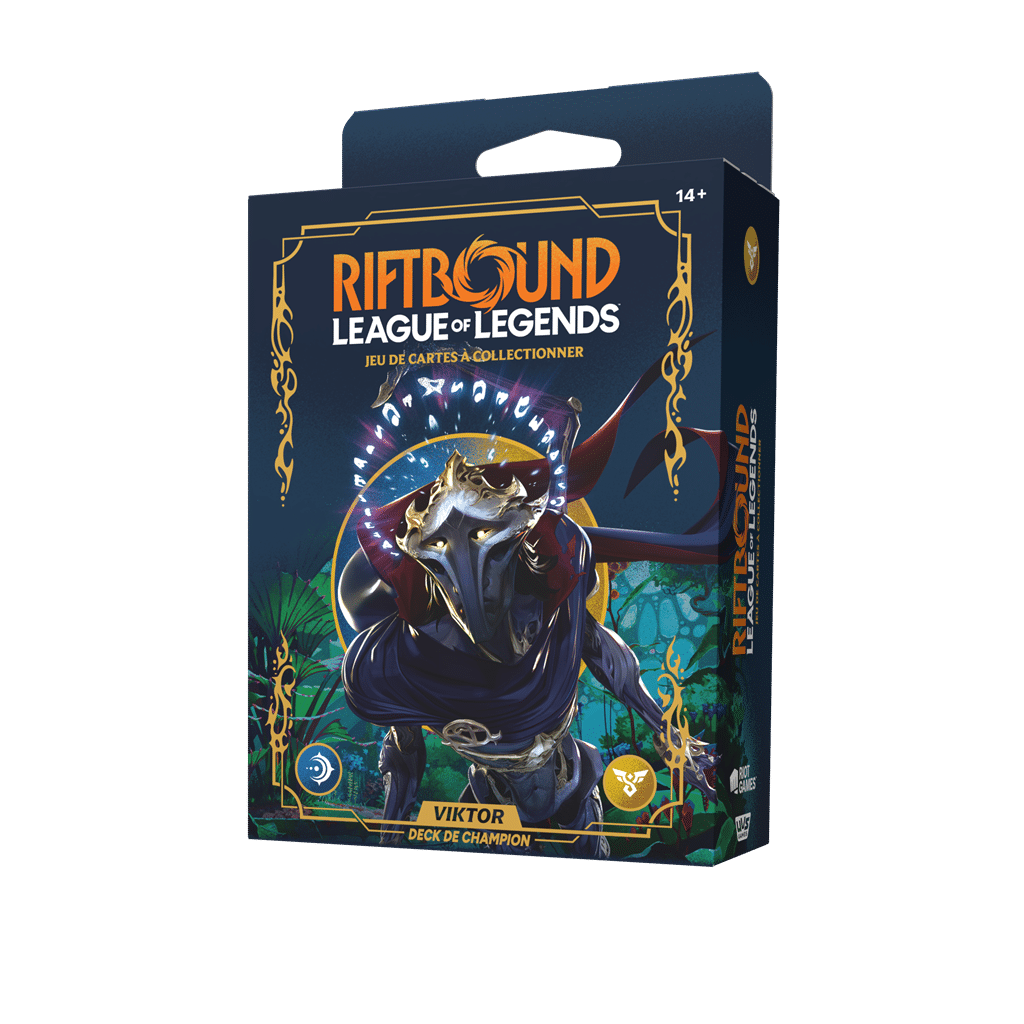 Découvrez le nouveau Riftbound TCG : Origins VF Deck Champion Viktor le superbe TCG au gameplay unique desormais disponible en français