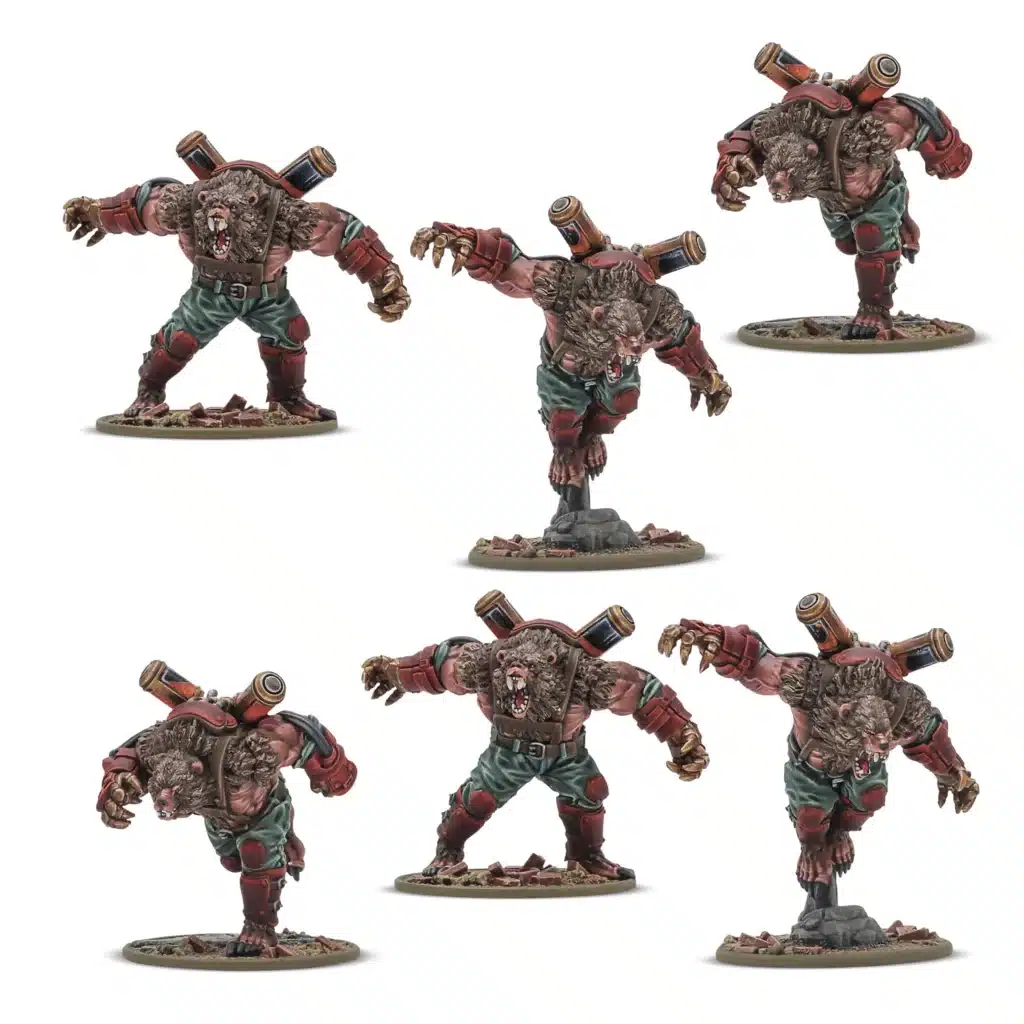 Konflikt 47 : Ursus Infantry Squad fait partie des sorties pour konlikt 47, ce jeu de figurines post apocalyptiques