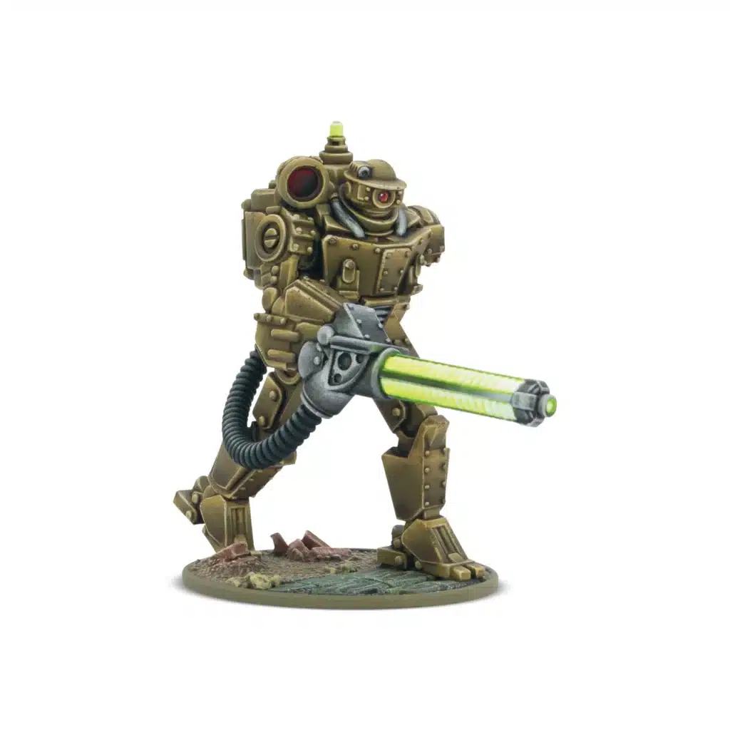 Konflikt 47 : British MK IIC Automated Director fait partie des sorties pour konlikt 47, ce jeu de figurines post apocalyptiques