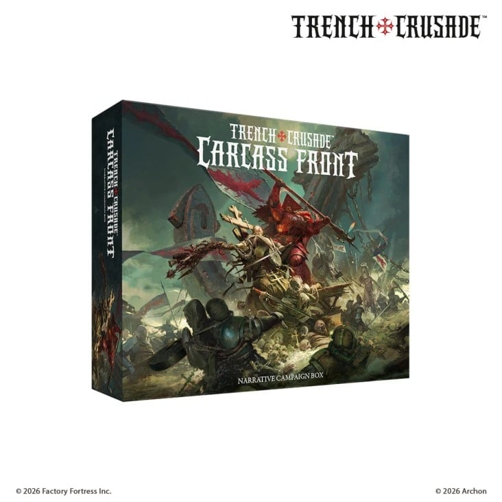 Trench Crusade Starter 2 joueurs VO est un excellent moyen de demarrer facilement dasn ce jeu original d'escarmouche dans la brutalité des tranchées