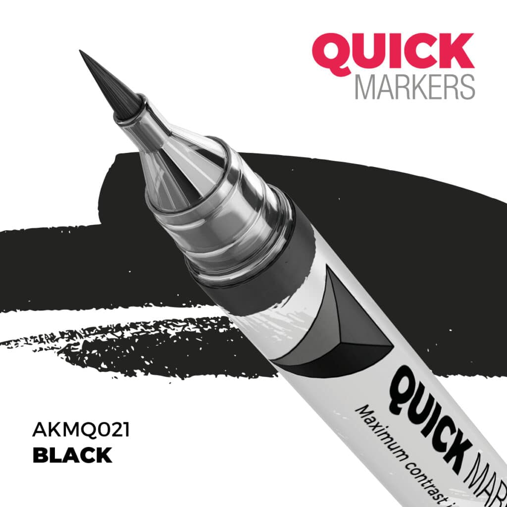 Découvrez Black Quickmarker , une gamme de peinture wash d'exceptions pour vos figurines d'exceptions
