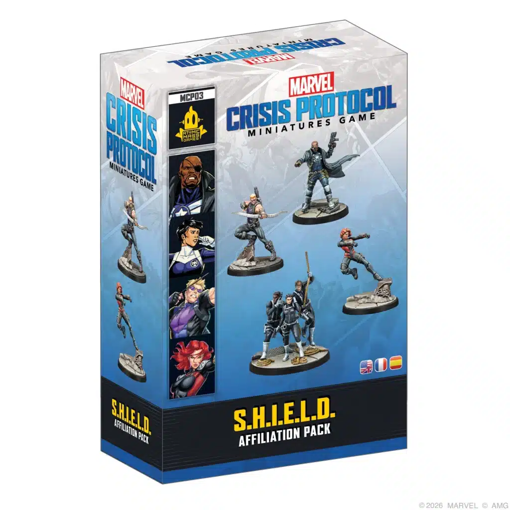 Marvel Crisis Protocol – S.H.I.E.L.D Affiliation Pack de nouveaux personnages pour le jeu de figurines Marvel Crisis Protocol , a découvrir absolument