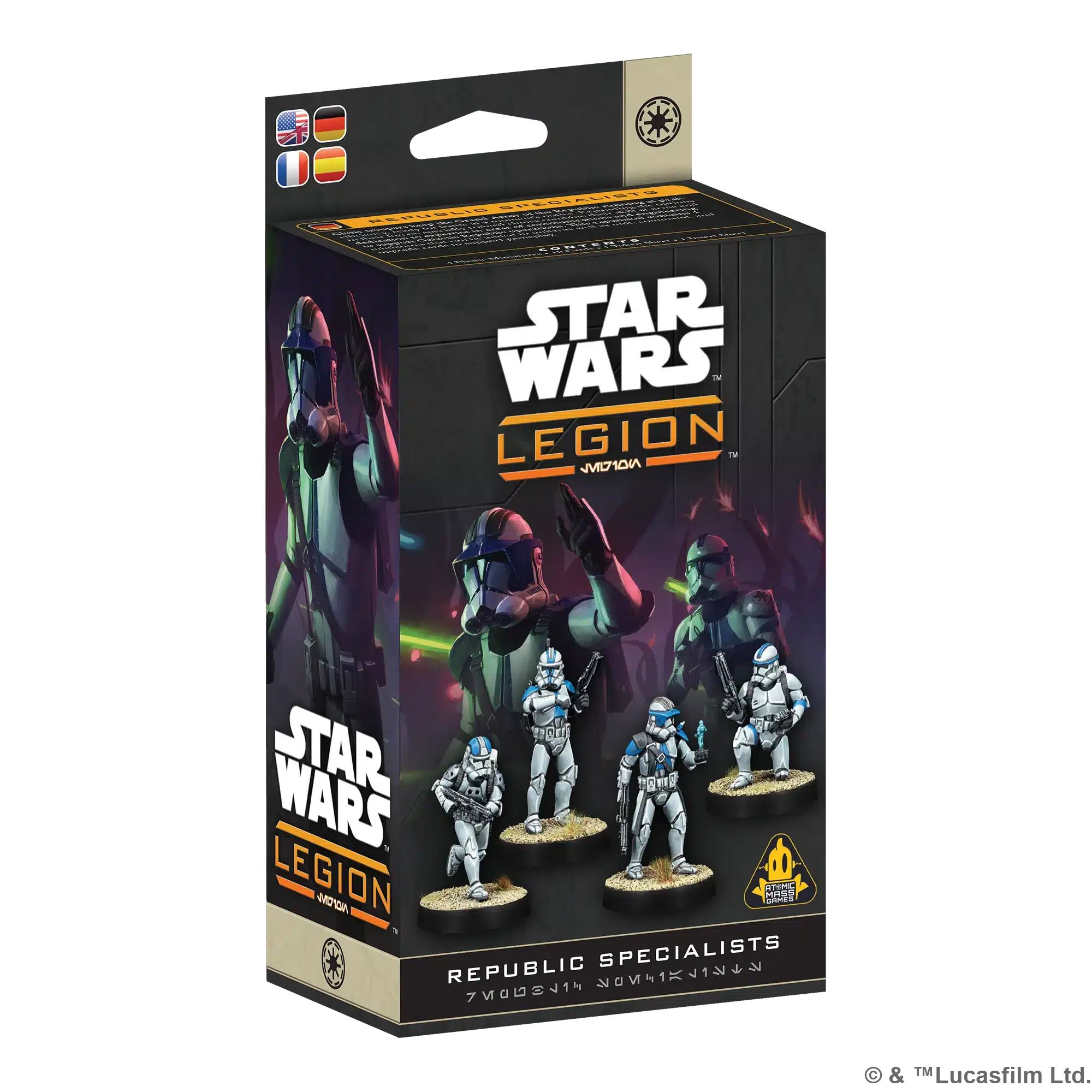 Star wars Legion : Republic Specialists VF est la prochaine sortie pour Star Wars Legion et sa nouvelle version de ce jeu fantastique