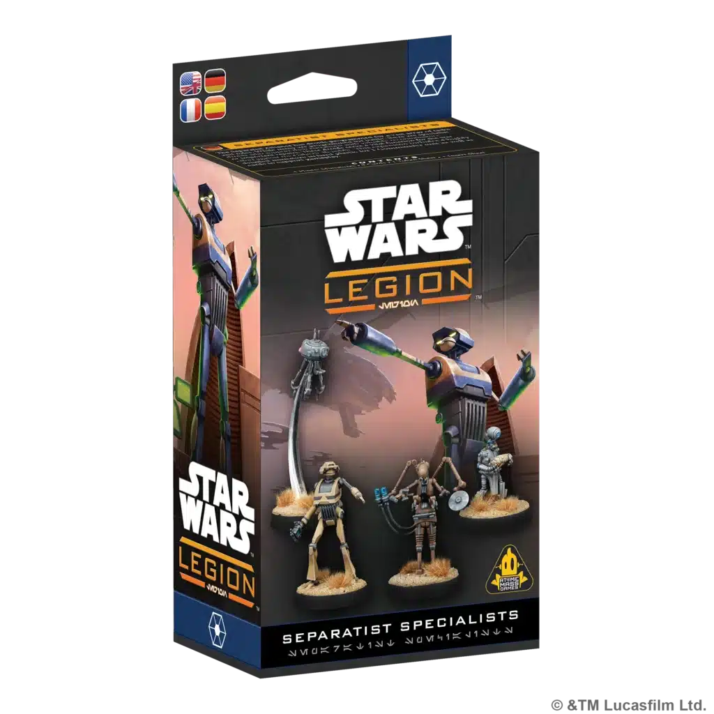 Star wars Legion : Separatist Specialists VF est la prochaine sortie pour Star Wars Legion et sa nouvelle version de ce jeu fantastique