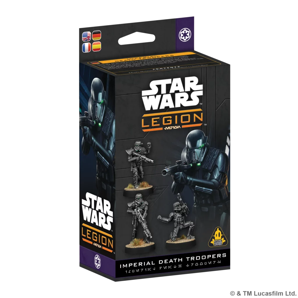 Star wars Legion : Imperial Death Troopers est l'une des unités de forces spéciales les plus redoutables de l'Empire.