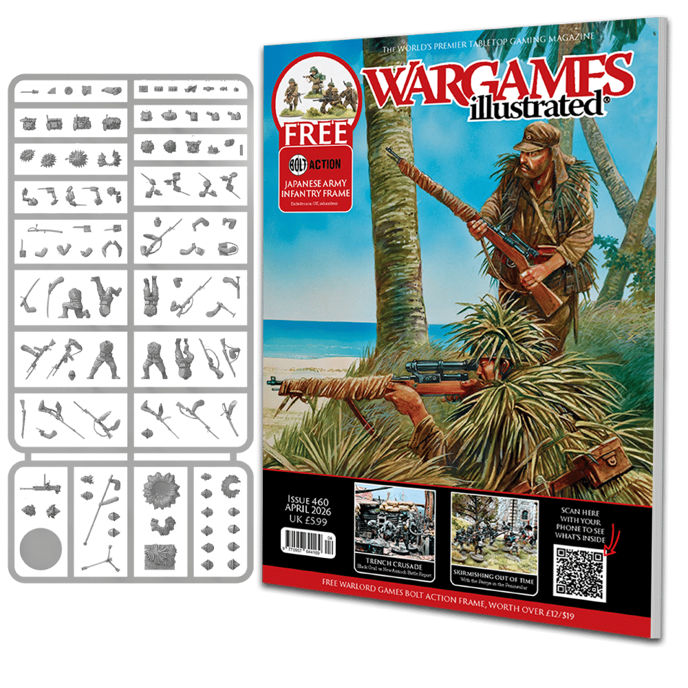 Découvrez le Wargames Illustrated WI460 édition Avril 2026 avec encore plein de figurines et scenarios pour votre plus grand plaisir