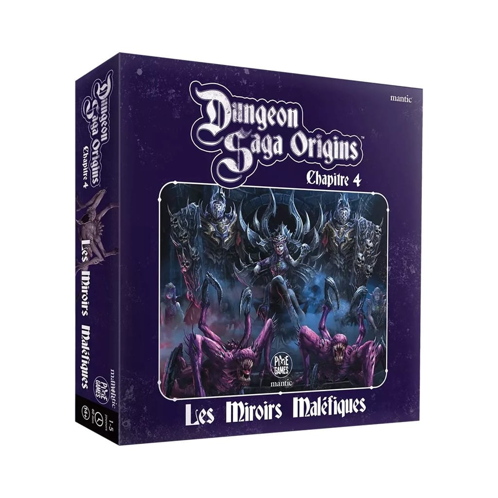 Dungeon Saga Origins - Les Miroirs Maléfiques est une nouvelle version d'un jeu accessible tout public dans l'univers des dungeons crawler à la heroquest