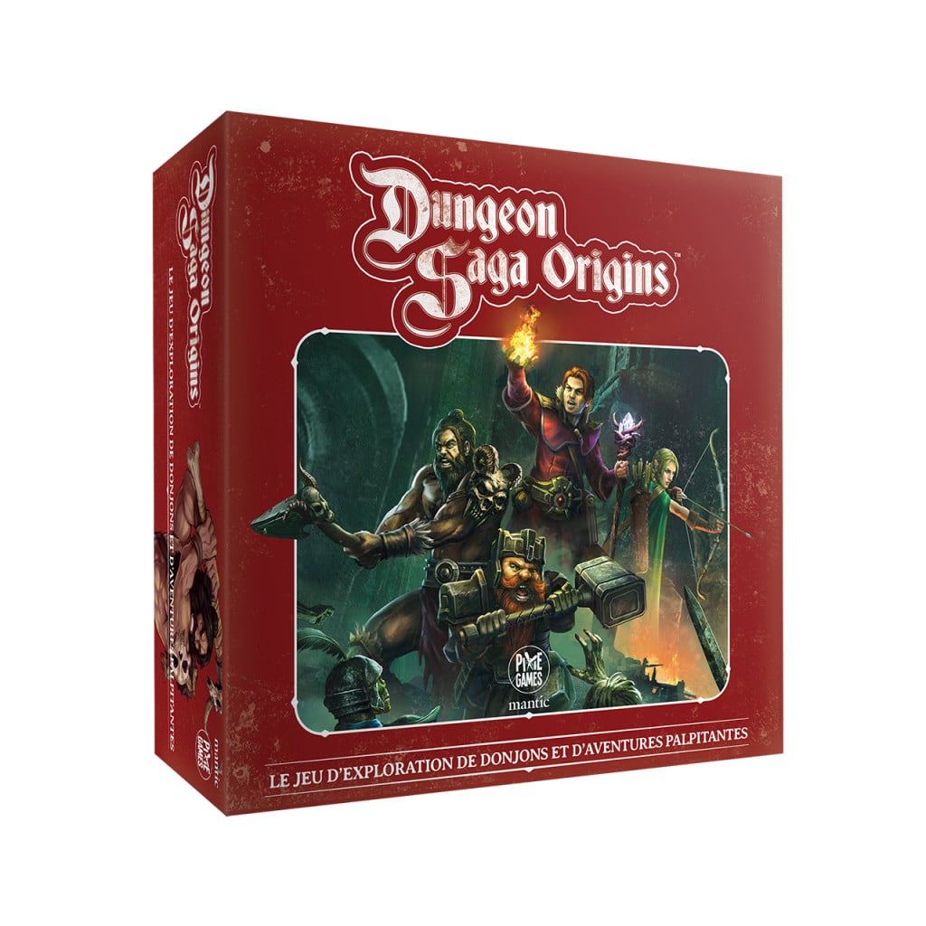 Dungeon Saga Origins est une nouvelle version d'un jeu accessible tout public dans l'univers des dungeons crawler à la heroquest