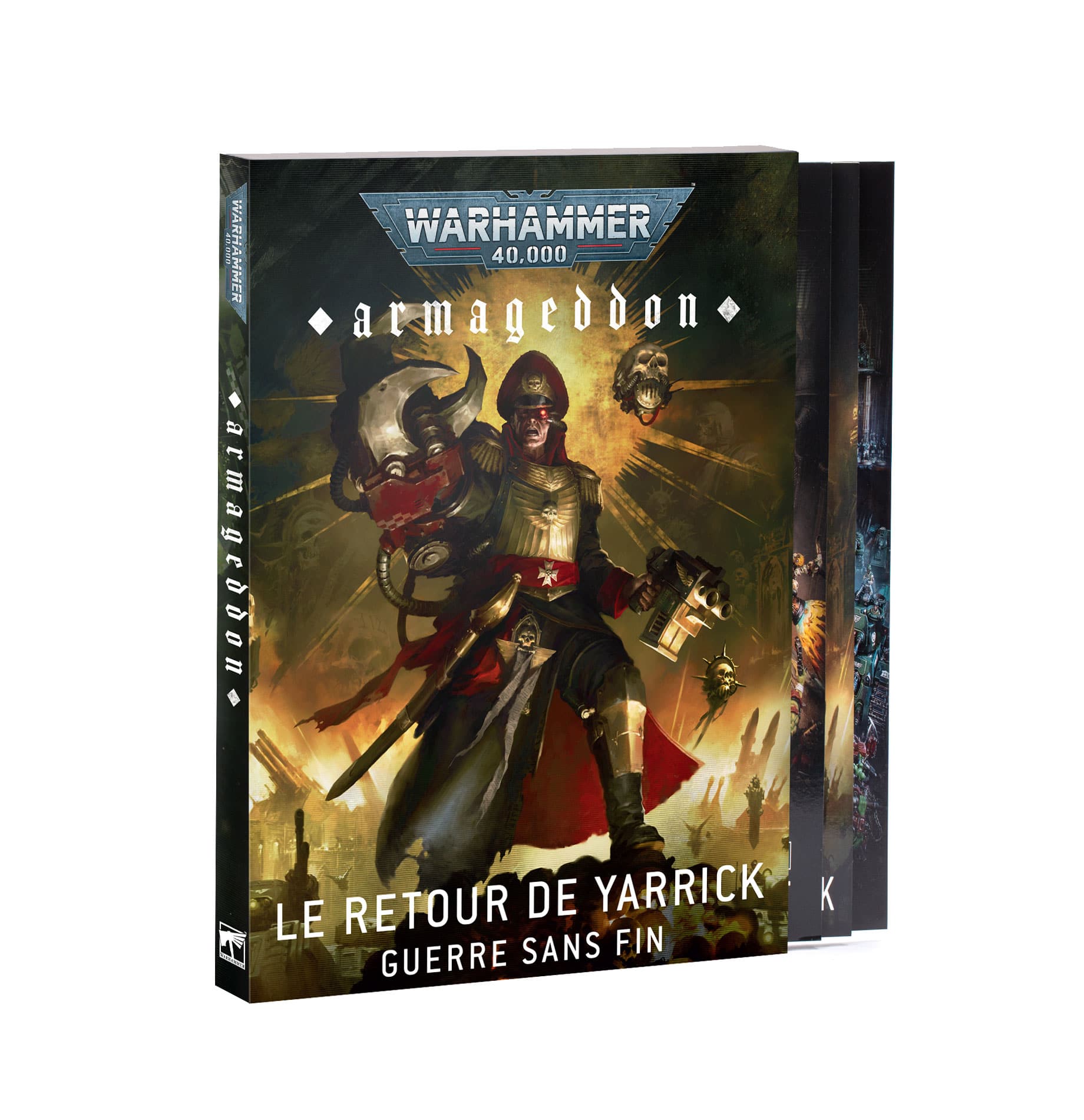 Armageddon : Le Retour de Yarrick est l'un des derniers nés des romans de la Black Library, des ouvrages à dévorer et collectionner