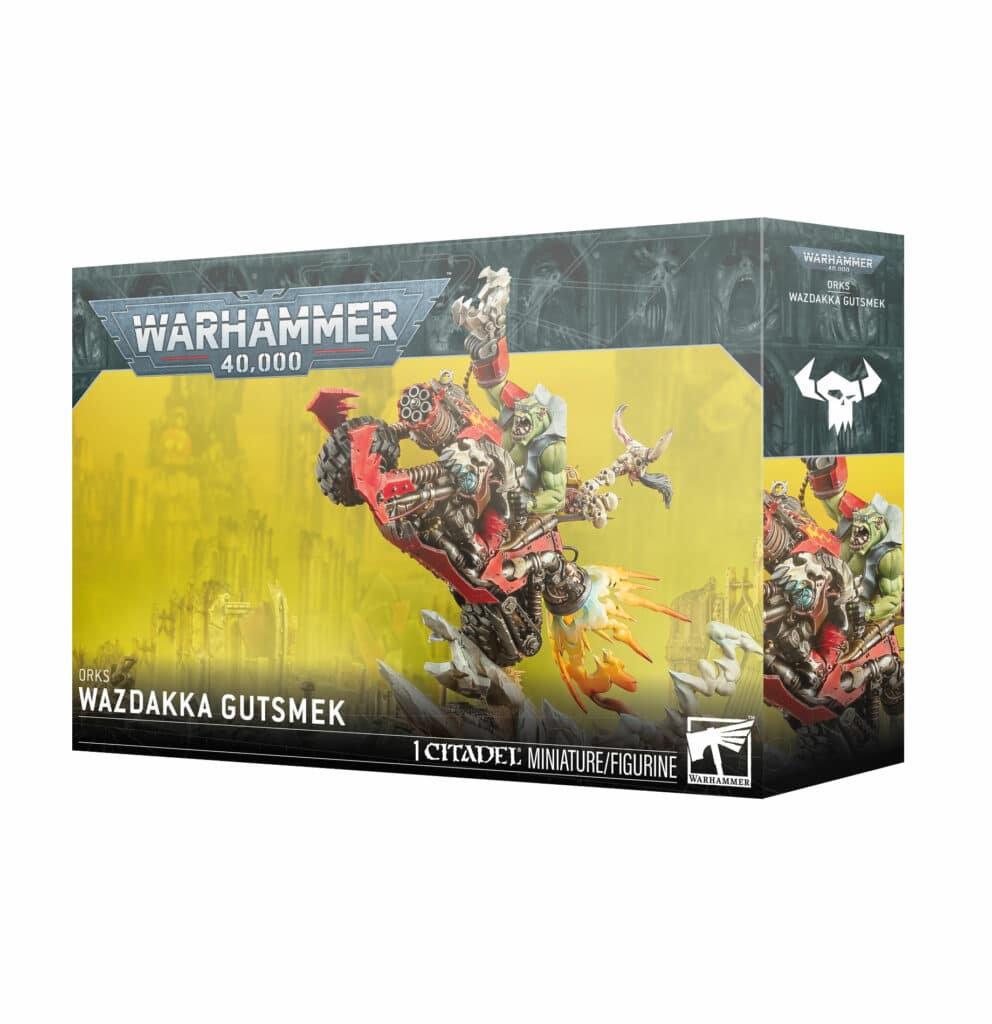 Dévastez le monde connu à l'aide de marées de peaux vertes et Orks : Wazzdakka Gutsmek dans l'univers de warhammer 40.000
