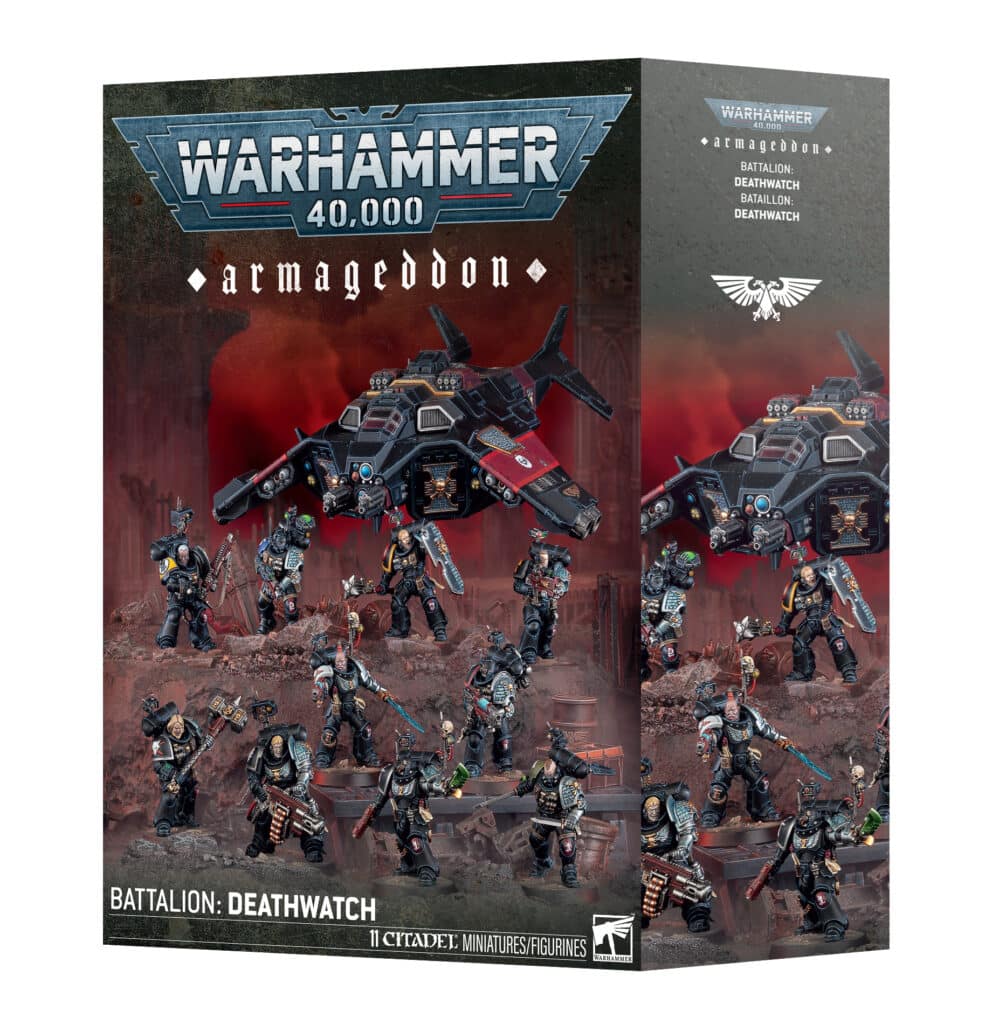 Combattez avec la Bataillon Deathwatch dans l'une des batailles majeures de l'univers de Warhammer 40.000 , et revivez des combats légendaires