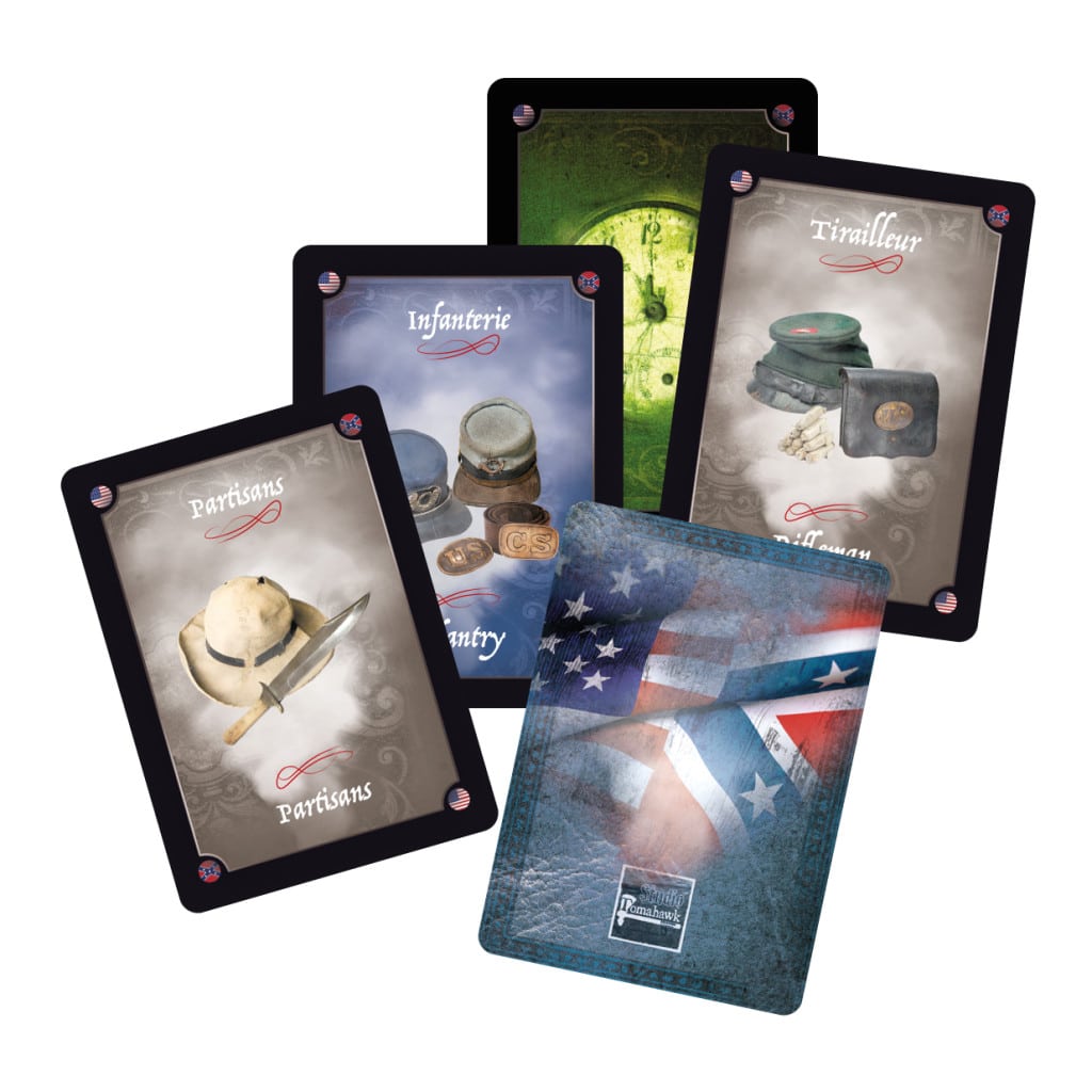 Mousquets & Tomahawks : Cartes Képis & Baïonnettes vous permet de jouer a ce jeu d'escarmouche des studios tomahawks