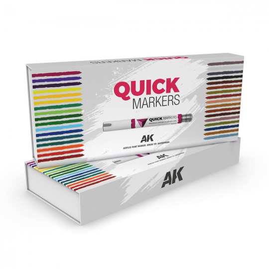 Découvrez Special Box Full Range Quickmarker , une gamme de peinture wash d'exceptions pour vos figurines d'exceptions