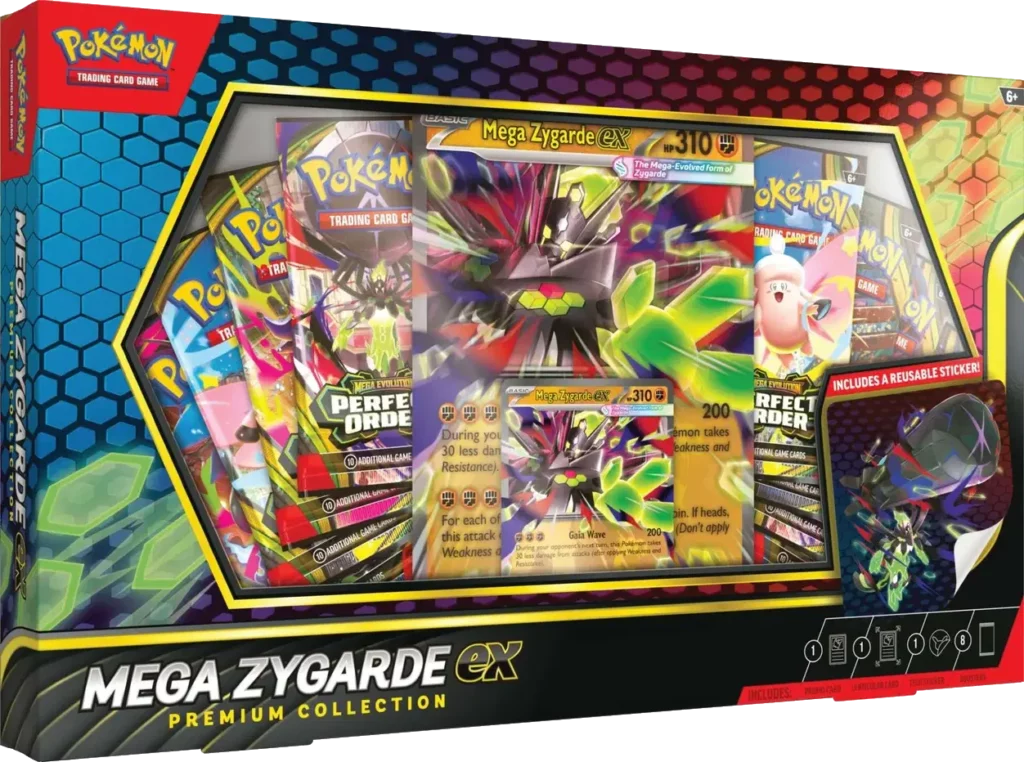 Pokémon - Coffret collection premium Zygarde 2026 est idéal pour les fans de produits d'exception, à conserver ou à ouvrir ou les 2 si vous en avez l'envie