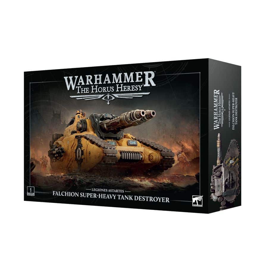 Découvrez le Legion Astartes Falcion Super Heavy Tank Destroyer l'emblématique char d'assaut qui va transporter vos troupes au coeur de l'ennemi
