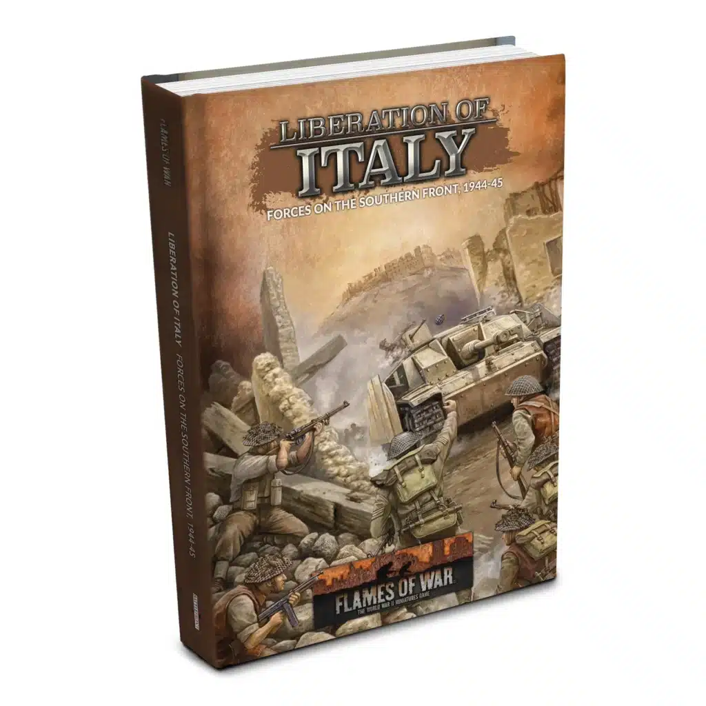 Flames of War Liberation of Italy : Book fait partie des nouveautés de battlefront sur la fin de guerre à l'echelle de 10mm