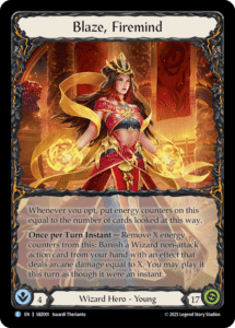 Découvrez Flesh and Blood - Silver Age Chapitre 3 : Deck Blaze , une nouvelle façon de jouer à notre super jeu de cartes Flesh and Blood, ce superbe TCG