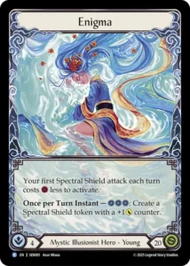 Découvrez Flesh and Blood - Deck Enigma , une nouvelle façon de jouer à notre super jeu de cartes Flesh and Blood, ce superbe TCG