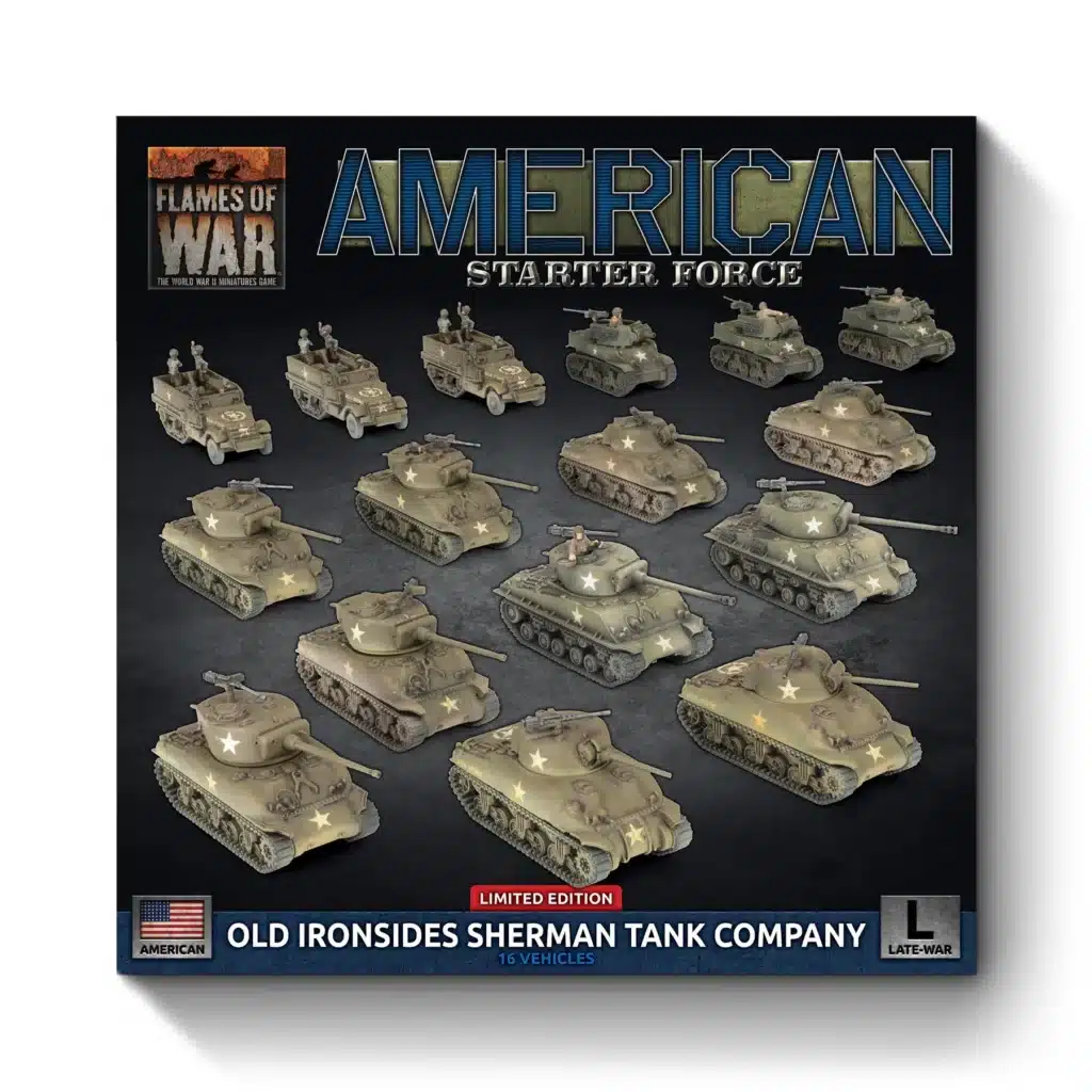 Flames of War: Old Ironsides Sherman Tank Company fait partie des nouveautés de battlefront sur la fin de guerre à l'echelle de 10mm