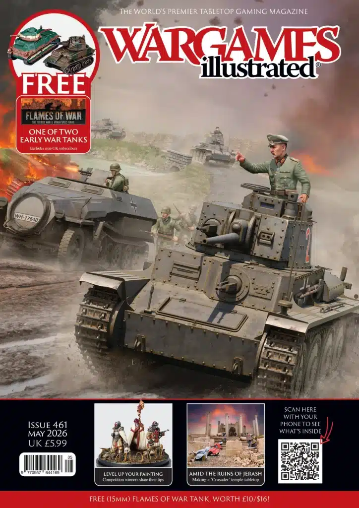 Découvrez le Wargames Illustrated WI461 édition Avril 2026 avec encore plein de figurines et scenarios pour votre plus grand plaisir