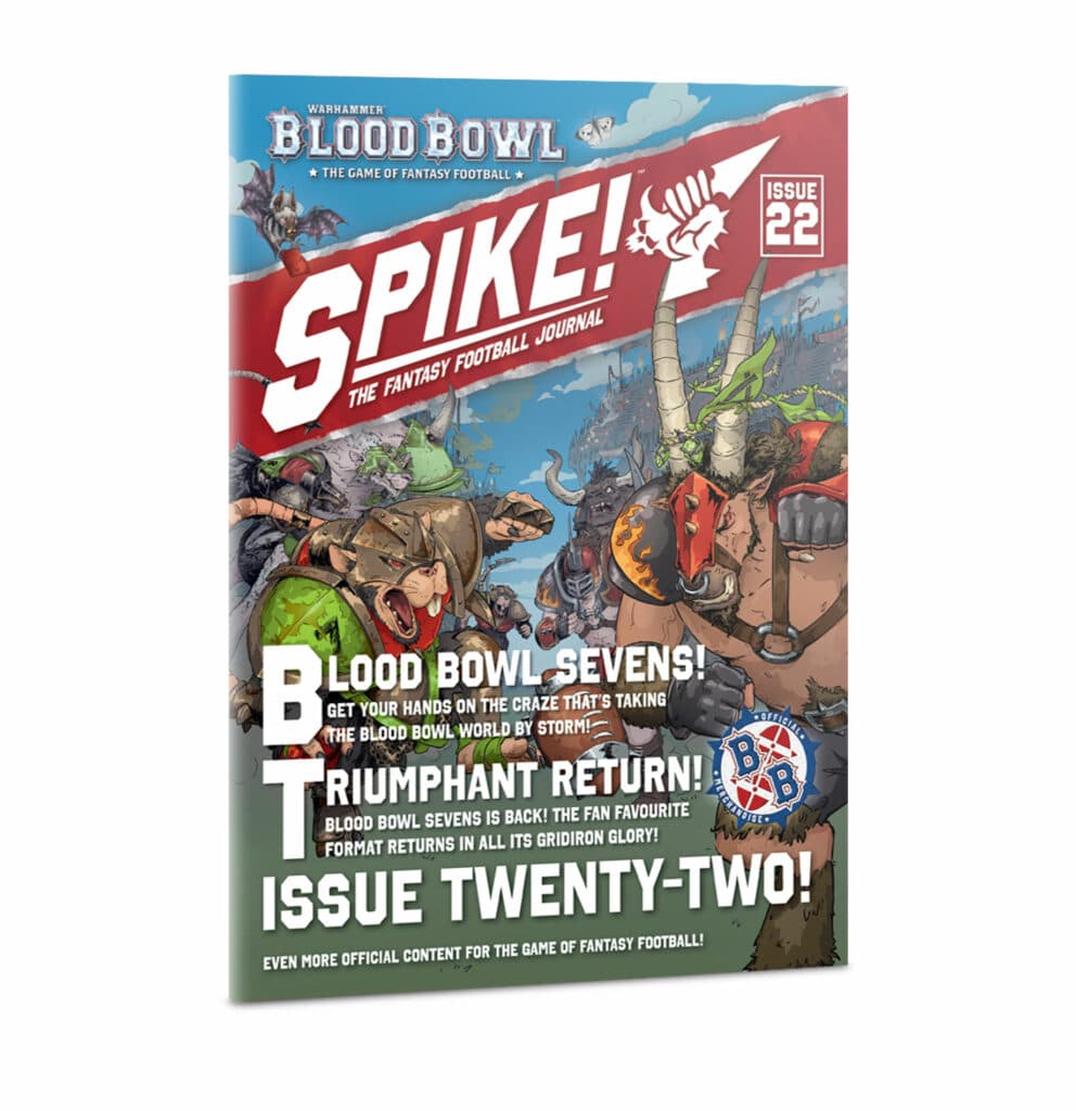 Blood bowl Spike Issue 22 : nouvelles équipes, figurines détaillées et règles remaniées pour des affrontements plus spectaculaires que jamais !