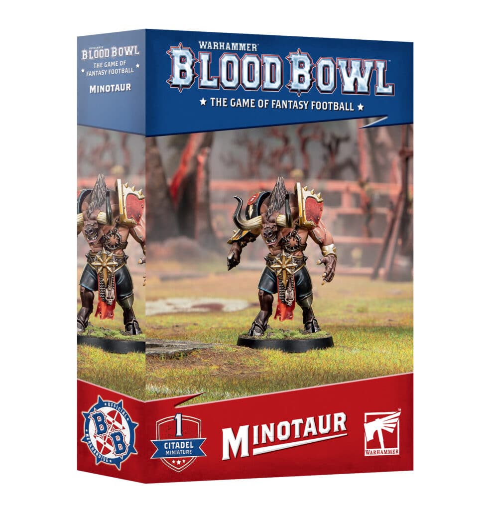 Blood bowl Minotaur : nouvelle sortie pour le jeu de football americain addictif et violent de games workshop