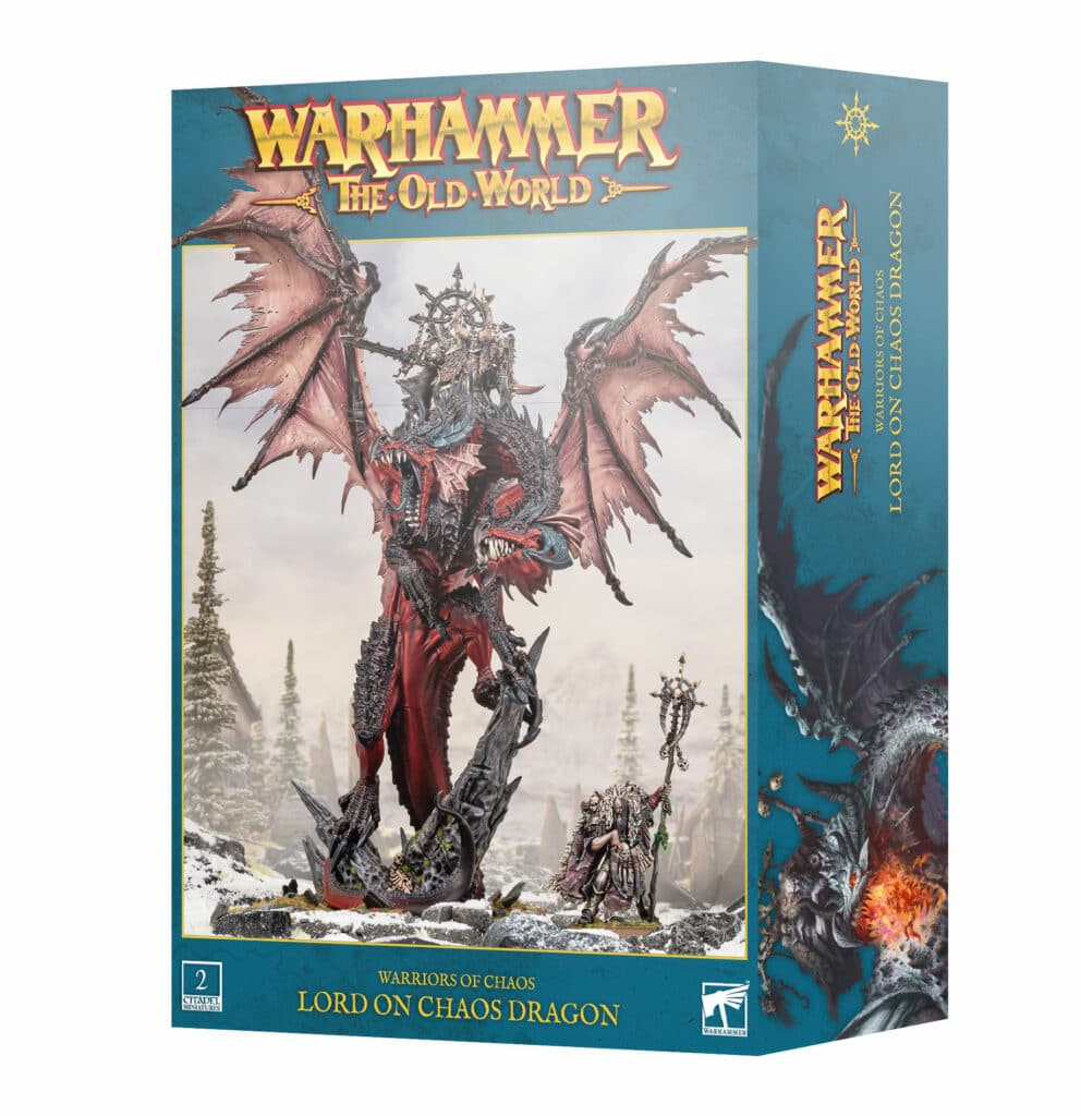 Old World Warriors of Chaos : Lord on chaos Dragon, une superbe unité parfaite pour tout joueurs des guerriers du Chaos pour The Old World