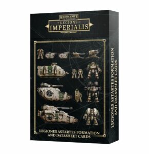 Les Legiones Astartes Formation And Datasheet Cards sont indispensable pour tout joueur de la Legiones Astartes pour Legion Imperialis
