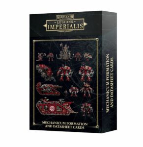 Les Mechanicum Formation And Datasheet Cards sont indispensable pour tout joueur de le Mechanicum pour Legion Imperialis.