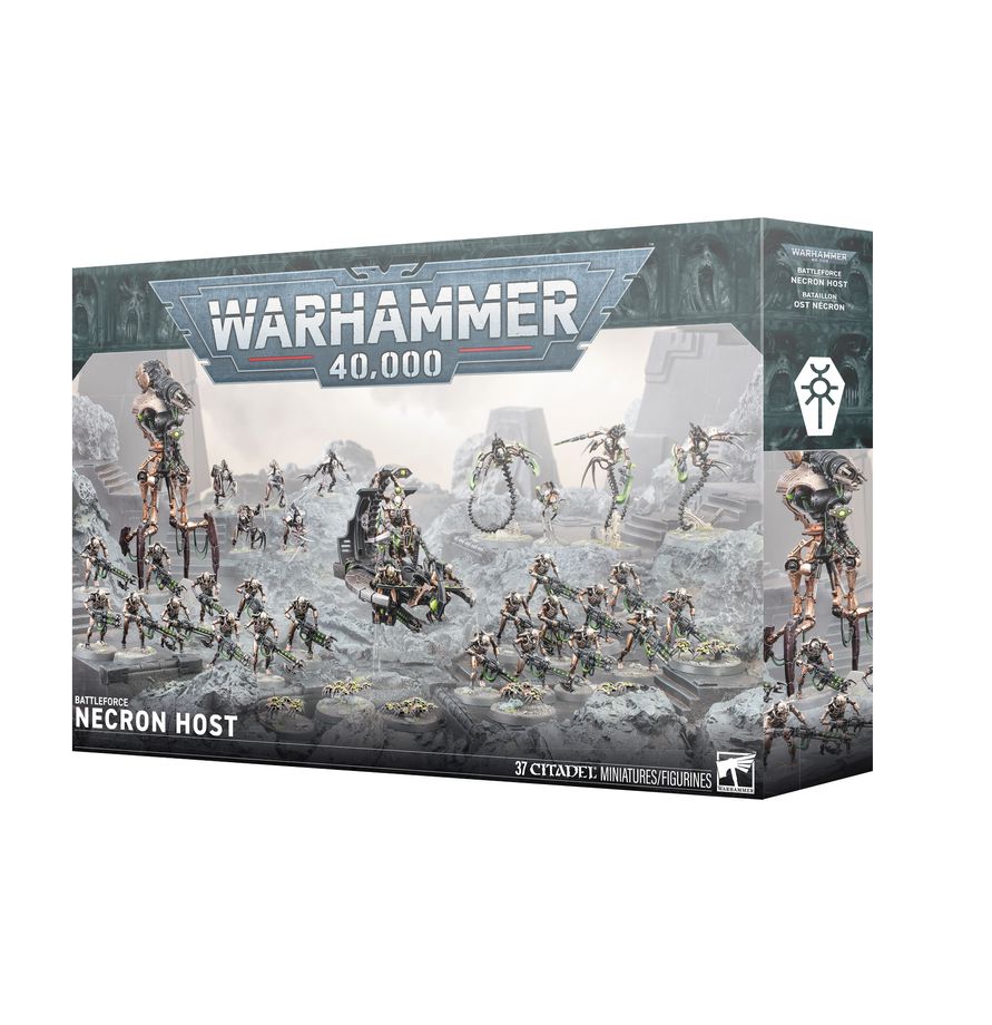 Découvrez la Battleforce Necron Host, un ajout indispensable pour tout joueur ou collectionneur des Necrons pour 40k !!!!