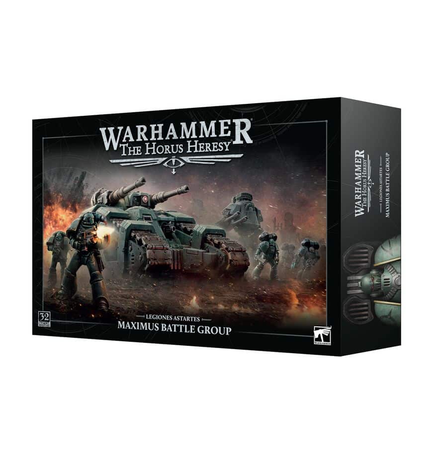 Découvrez la Legion Astartes Maximus Battle Group, un ajout indispensable pour tout joueur ou collectionneur des Legiones Astartes pour Horus Heresy
