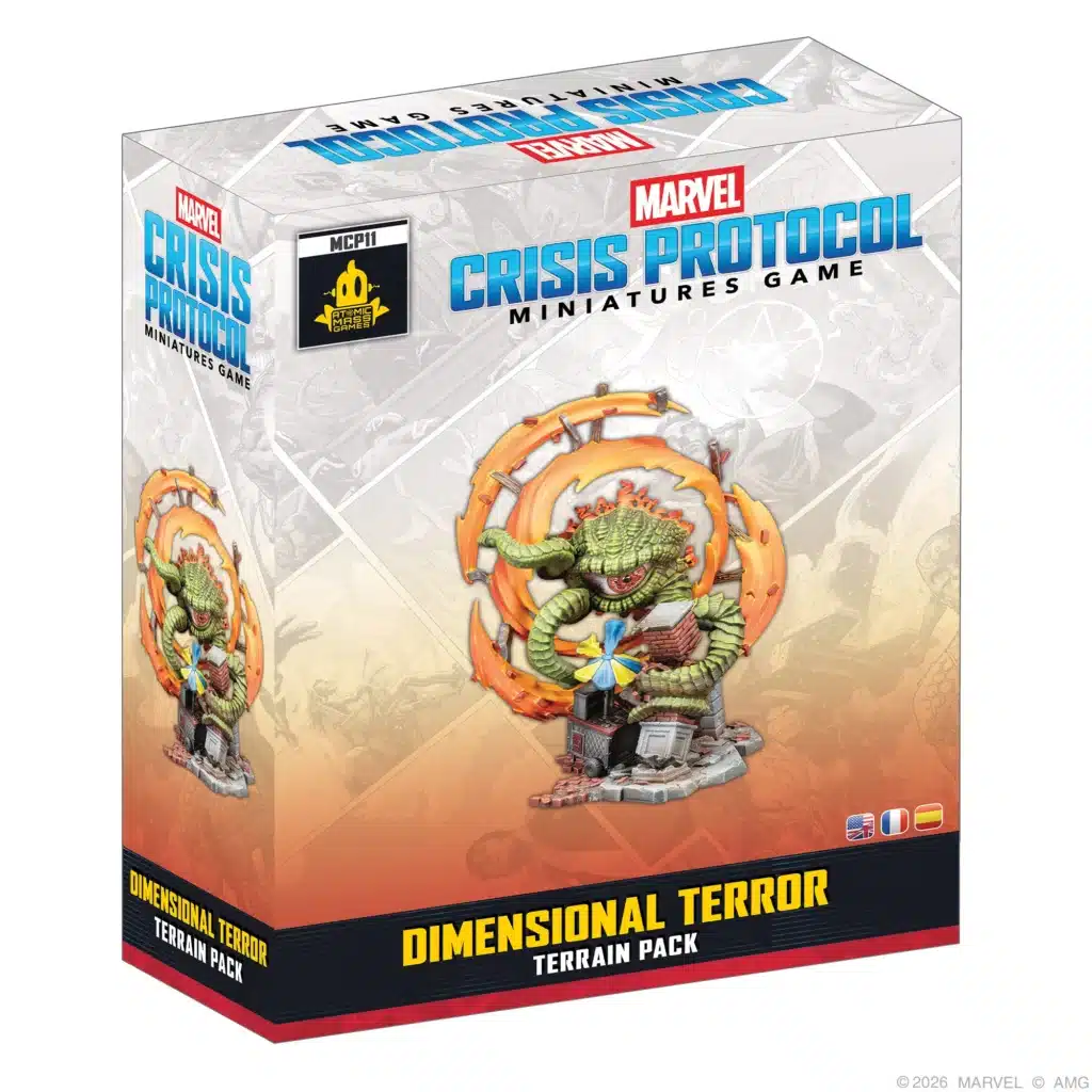 Découvrez Marvel Crisis Protocol - Dimensional Terror Terrain Pack un nouveau pack d'affiliation pour cette team de rêve