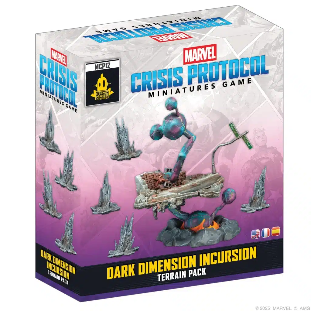 Découvrez Marvel Crisis Protocol - Dark Dimension Incursion Terrain Pack un nouveau pack d'affiliation pour cette team de rêve