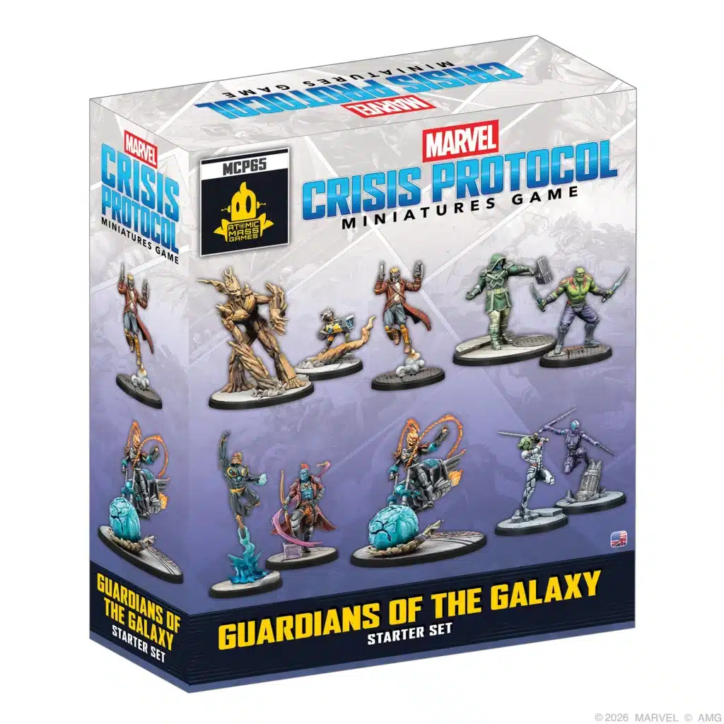 Découvrez le Marvel: Crisis Protocol - Guardians of the Galaxy Starter Set un nouveau pack d'affiliation pour cette team de rêve