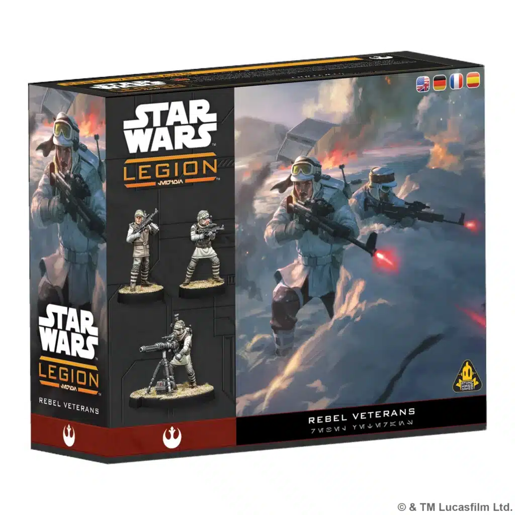 Découvrez une nouvelle unité pour les armées de l'alliance rebelle dans Star Wars Legion , avec Star Wars Legion – Rebel Veterans Unit Expansion