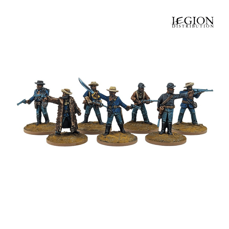 Dead Man's Hand : Les Buffalos Soldiers est un nouveau set pour le starter traduit en VF grâce à Legion Distribution, un jeu d'escarmouche dans l'univers western