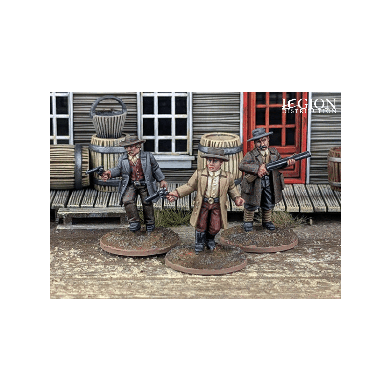Dead Man's Hand : Renforts Les Pionniers est un nouveau decor pour le starter traduit en VF grâce à Legion Distribution, un jeu d'escarmouche dans l'univers western
