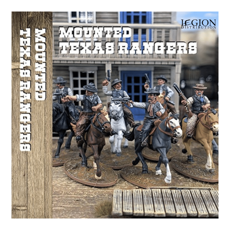Dead Man's Hand : Texas Rangers à cheval est un nouveau decor pour le starter traduit en VF grâce à Legion Distribution, un jeu d'escarmouche dans l'univers western