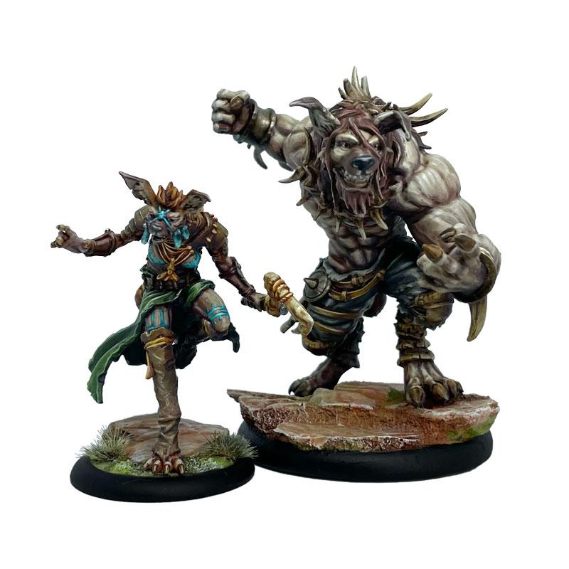 découvrez Kharn-Age : Xayin & Muskh , une des figurines emblématique de la faction des Fangs pour le jeu Kharn-Age de TGCM , nos amis du Nord de la France